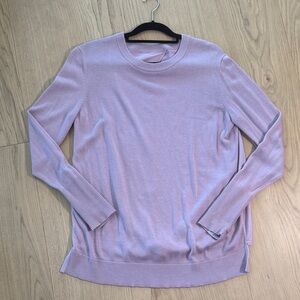 lululemon athletica Lavender Crew Neck, Open back Sweater - 6